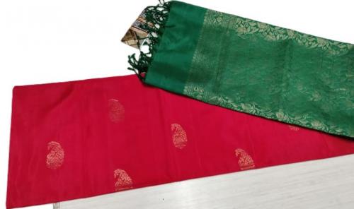 SOFT SILK SAREE WITH BLOUSE